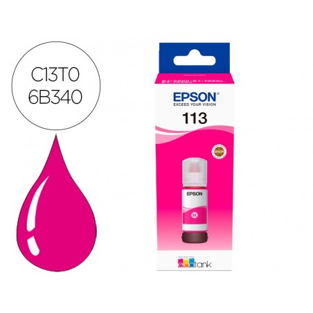 Ink jet epson ecotank 113 series magenta