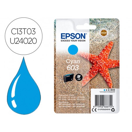 Ink jet epson cian std estrella de mar 1 603 rf am single