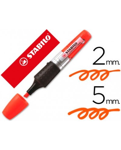 Rotulador stabilo boss luminator naranja tinta liquida
