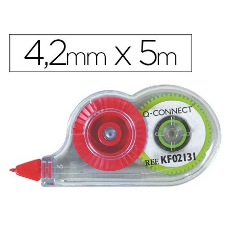 Corrector q connect cinta mini blanco 42mm x 5 m en blister