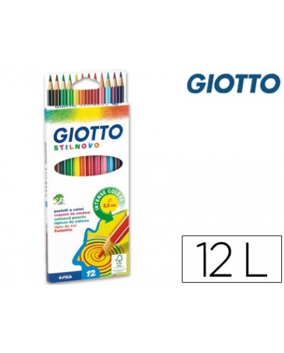 Lapices de colores giotto stilnovo 12 colores unidad