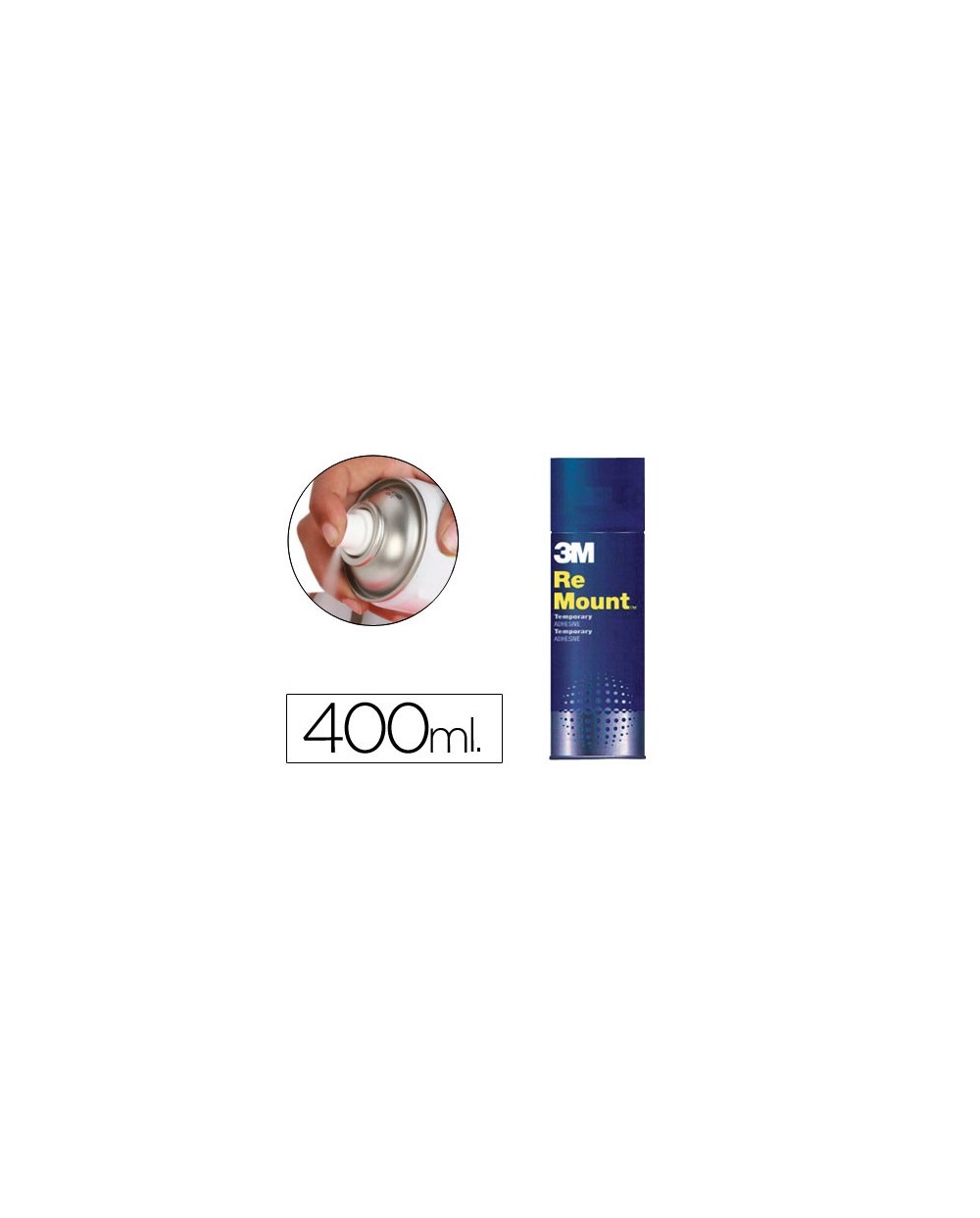 Pegamento scotch spray remoun 400 ml adhesivo reposicionable indefinidamente