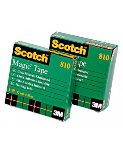 Cinta adhesiva scotch magic 66x19 mm en caja unitaria