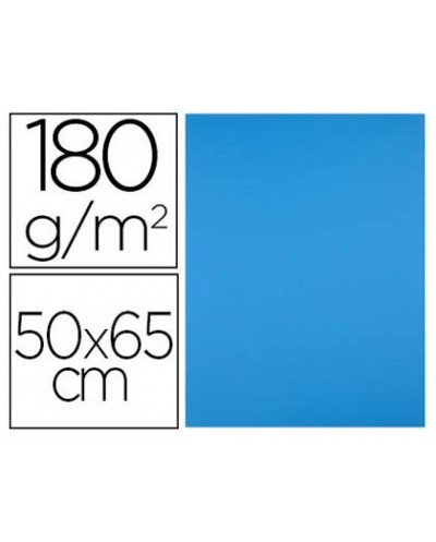 Cartulina liderpapel 50x65 cm 180g m2 azul