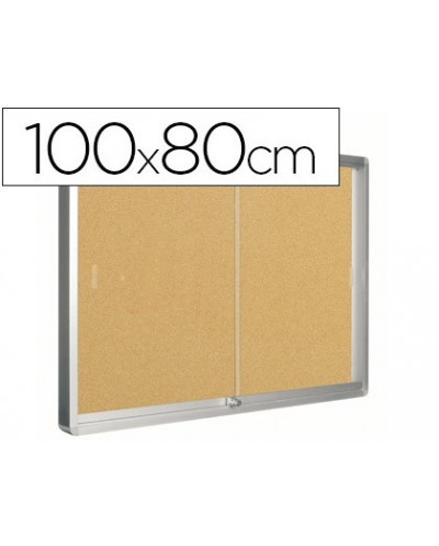 Vitrina de anuncios q connect marco de aluminio 800 x 1000mm