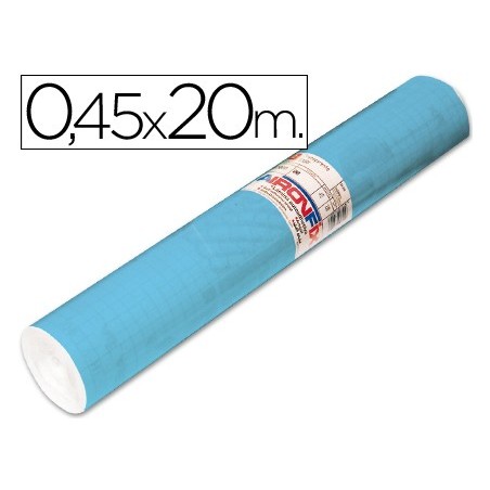 Rollo adhesivo aironfix unicolor azul mate claro 67013 rollo de 20 mt