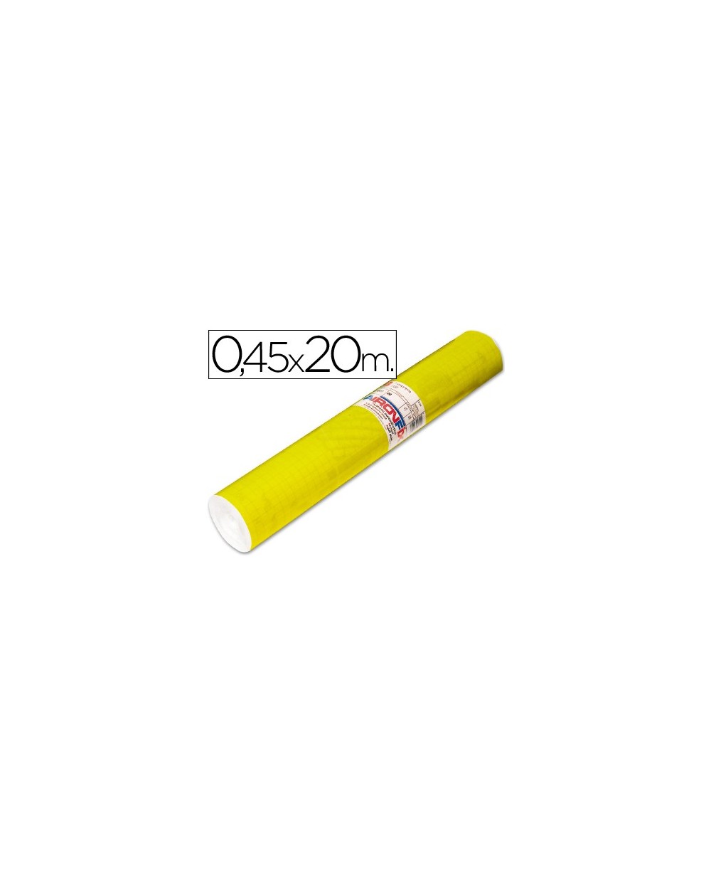 Rollo adhesivo aironfix unicolor amarillo brillo 67007 rollo de 20 mt