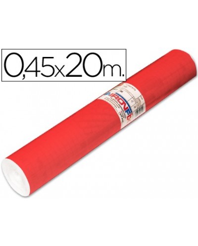 Rollo adhesivo aironfix unicolor rojo mate claro 67151 rollo de 20 mt