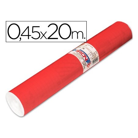 Rollo adhesivo aironfix unicolor rojo mate claro 67151 rollo de 20 mt