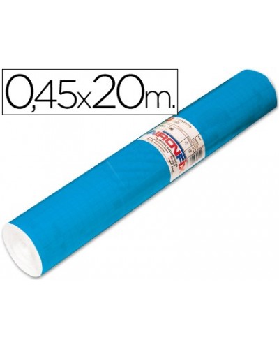 Rollo adhesivo aironfix unicolor azul mate medio 67014 rollo de 20 mt