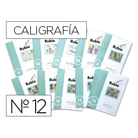 Cuaderno rubio caligrafia nº 12