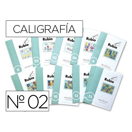 Cuaderno rubio caligrafia nº 02