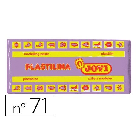 Plastilina jovi 71 lila unidad tamano mediano