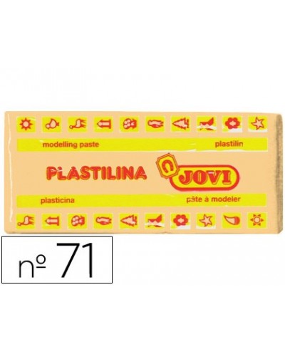 Plastilina jovi 71 carne unidad tamano mediano