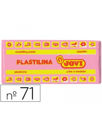 Plastilina jovi 71 rosa unidad tamano mediano