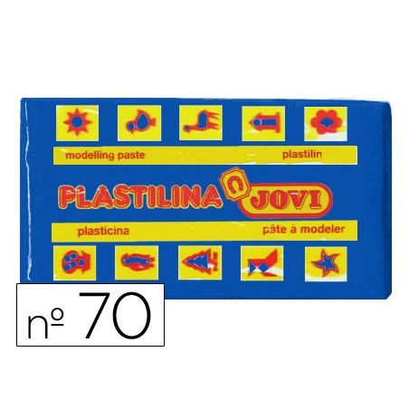 Plastilina jovi 70 azul oscuro unidad tamano pequeno