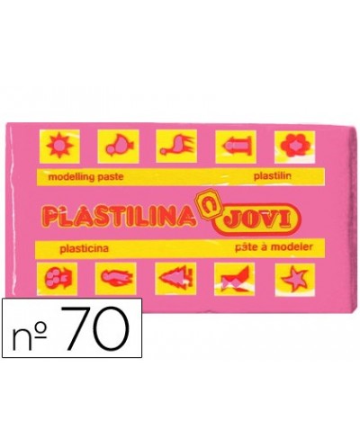 Plastilina jovi 70 rosa unidad tamano pequeno