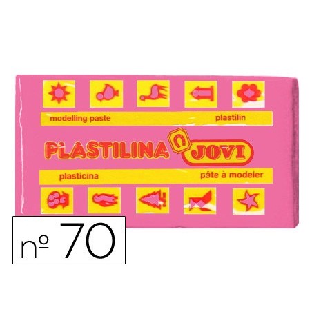 Plastilina jovi 70 rosa unidad tamano pequeno