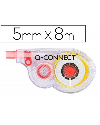 Corrector q connect cinta blanco 5 mm x 8 m