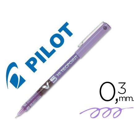 Rotulador pilot punta aguja v 5 violeta 05 mm