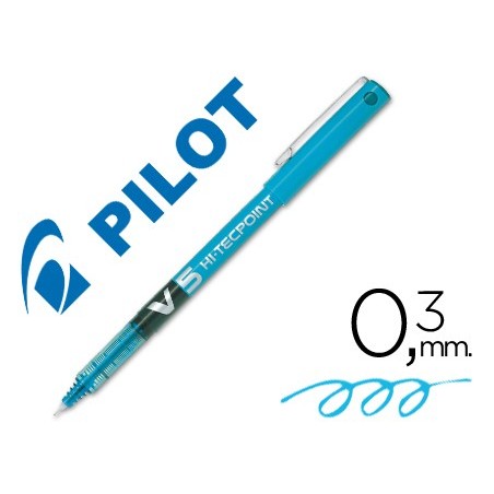 Rotulador pilot punta aguja v 5 azul claro 05 mm