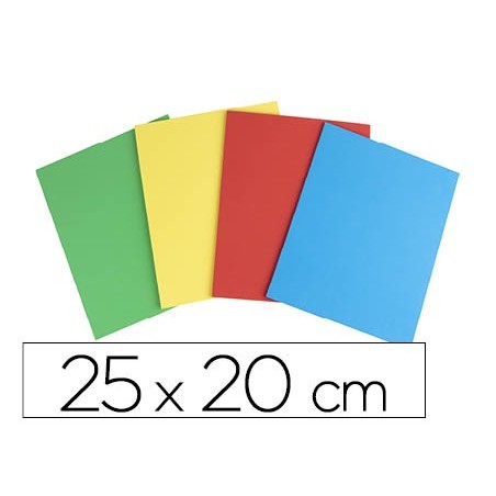 Caucho color plancha 25x20cm bolsa de cuatro