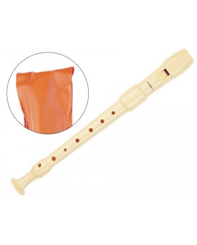 Flauta hohner plastico 9516 desmotable funda naranja