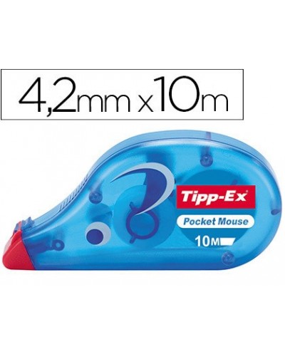Corrector tipp ex cinta pocket mouse 42 mm x 10 m
