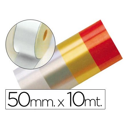 Cinta fantasia 10 mt x 50 mm blanco
