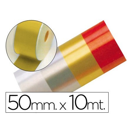 Cinta fantasia 10 mt x 50 mm oro