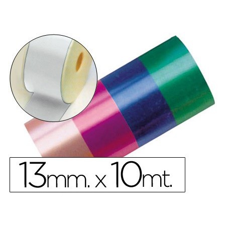 Cinta fantasia 10 mt x 13 mm blanco