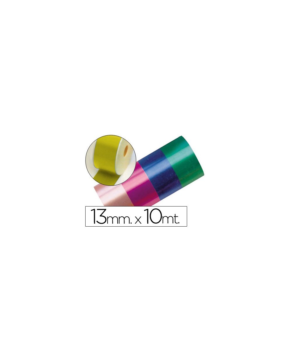 Cinta fantasia 10 mt x 13 mm oro