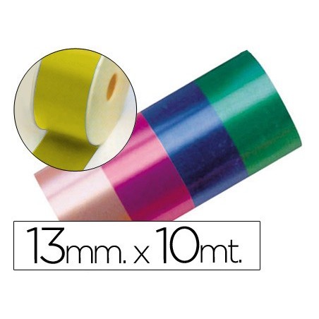 Cinta fantasia 10 mt x 13 mm oro