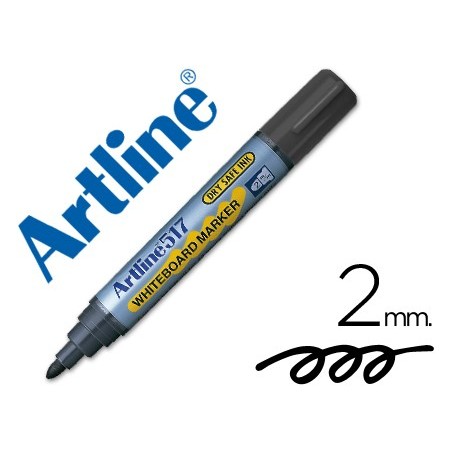 Rotulador artline pizarra ek 517 negro punta redonda 2 mm tinta de bajo olor