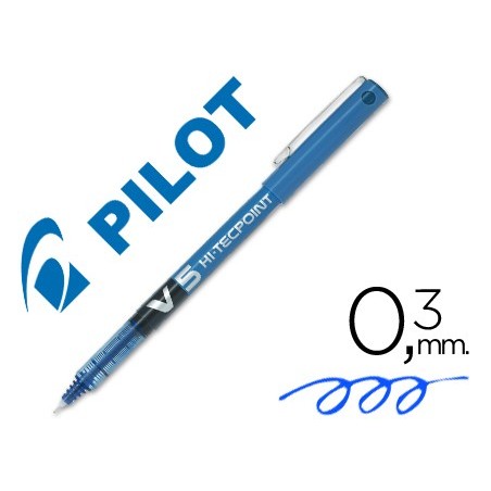 Rotulador pilot punta aguja v 5 azul 05 mm