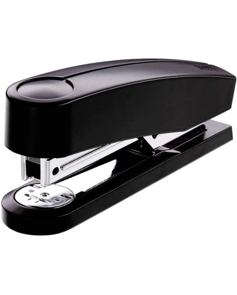 Grapadora novus b2 plastico abs reciclado capacidad 25 hojas usa grapas 24 6 y 26 6 color negro