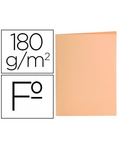 Subcarpeta liderpapel folio naranja pastel 180g m2