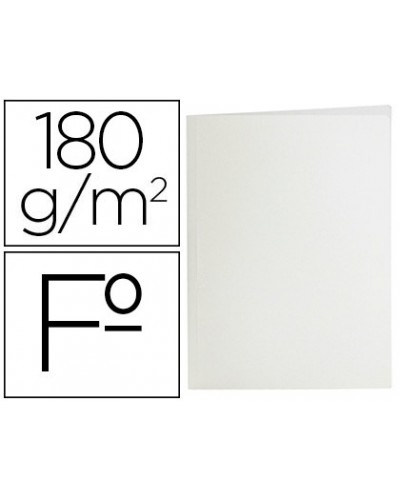 Subcarpeta liderpapel folio blanco 180g m2