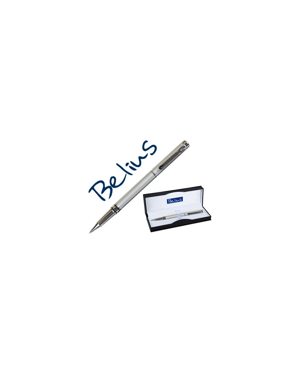 Roller belius nuremberg gris punta 05 mm tinta azul en estuche