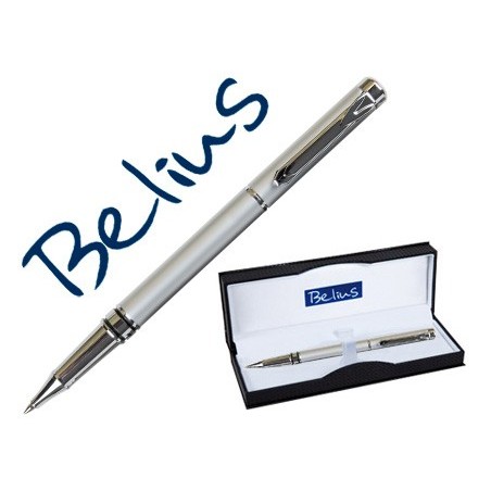 Roller belius nuremberg gris punta 05 mm tinta azul en estuche