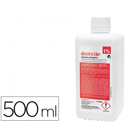 Solucion antiseptica clorhexidina desinclor 1 bote de 500 ml