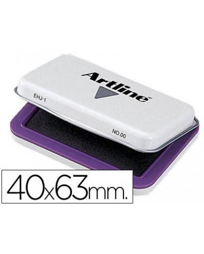 Tampon artline nº 00 violeta 40x63 mm