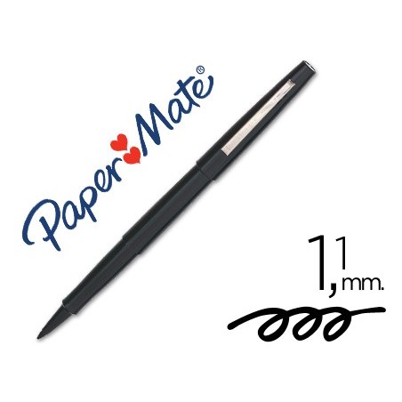 Rotulador paper mate flair original punta fibra 3101 1 negro