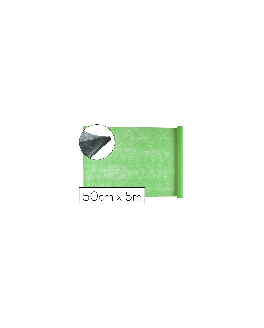 Tejido sin tejer liderpapel terileno 25 g m2 rollo de 5 mt verde