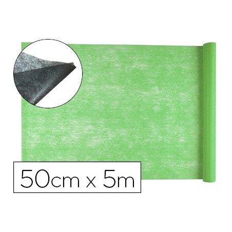 Tejido sin tejer liderpapel terileno 25 g m2 rollo de 5 mt verde