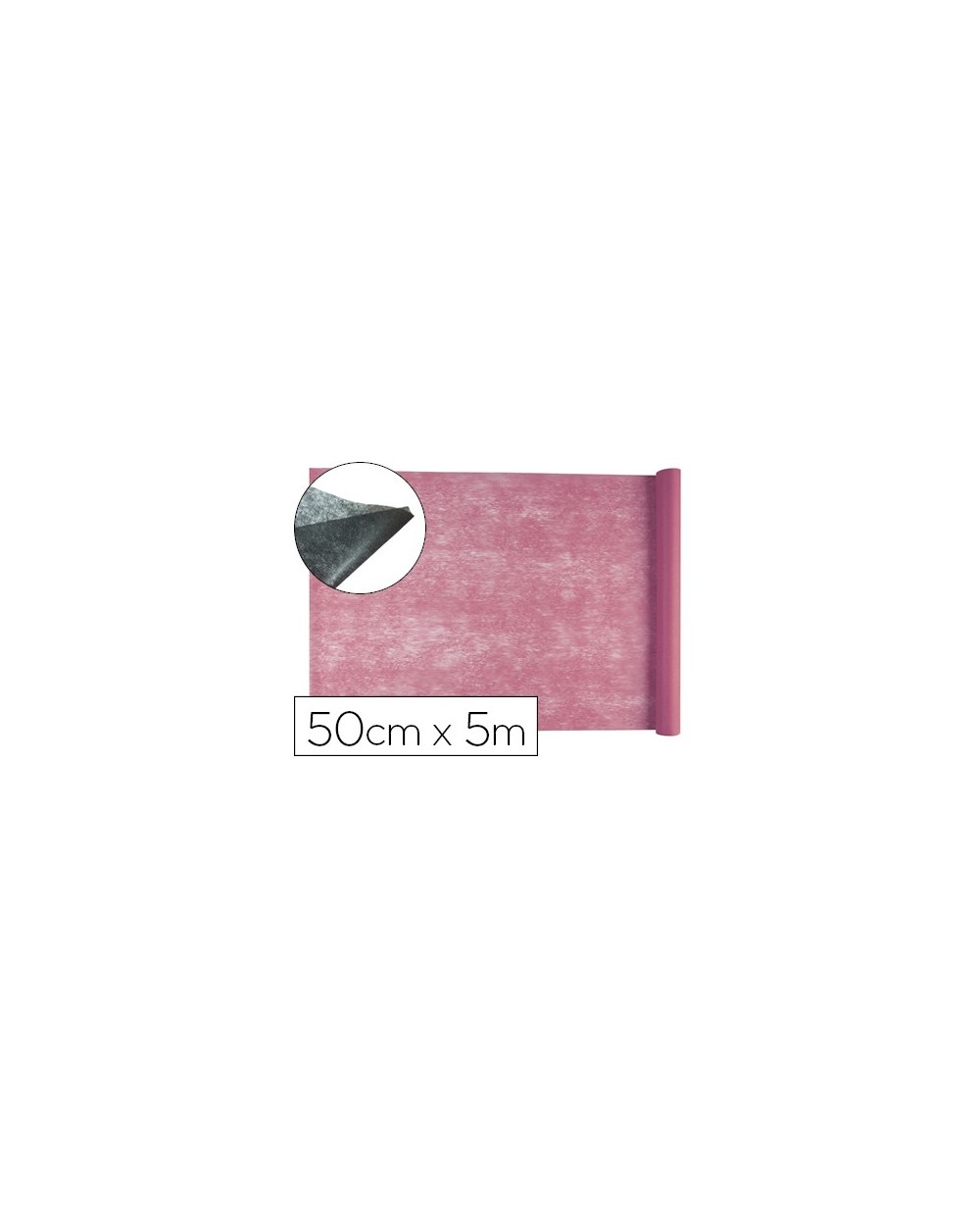 Tejido sin tejer liderpapel terileno 25 g m2 rollo de 5 mt rosa