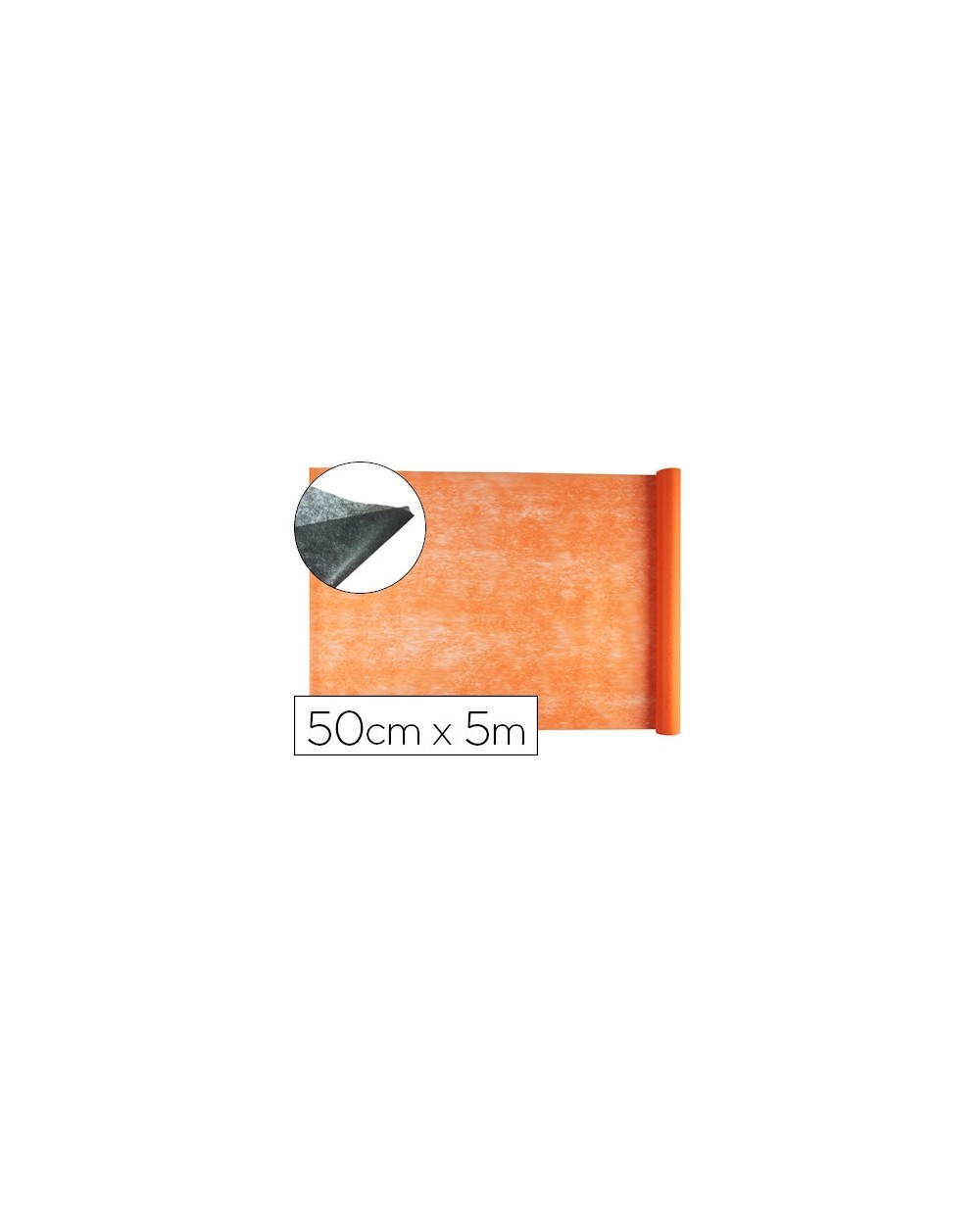 Tejido sin tejer liderpapel terileno 25 g m2 rollo de 5 mt naranja
