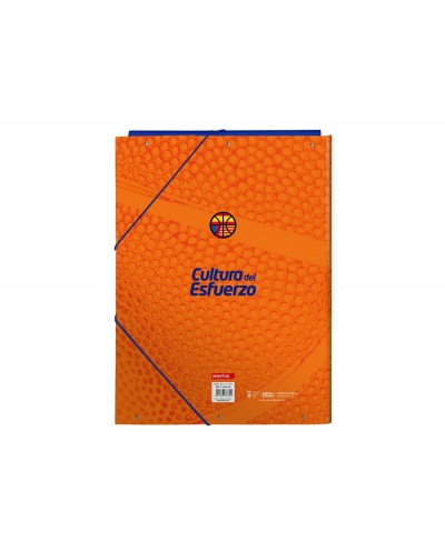 Carpeta gomas safta folio solapas valencia basket club 260x25x335 mm