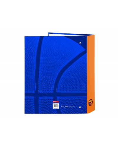Carpeta safta carton folio 4 anillas mixtas 40 mm valencia basket club 270x60x330 mm