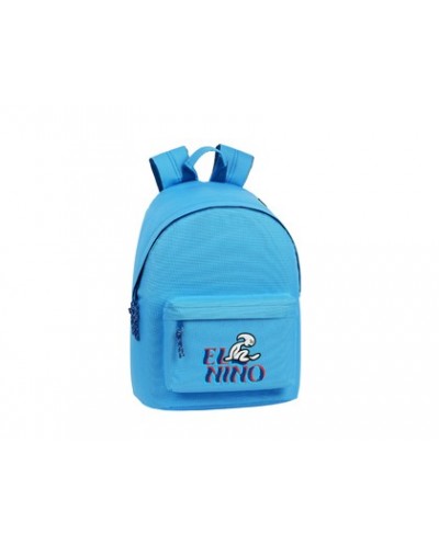 Cartera escolar safta el nino light blue day pack ordenador 141 310x160x410 mm